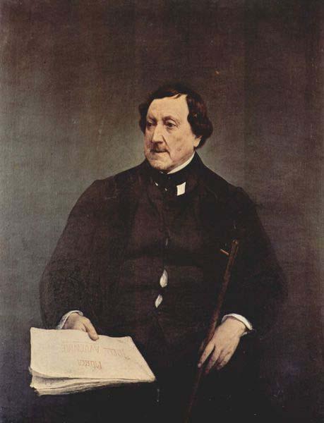 Francesco Hayez Portrait of Gioacchino Rossini Germany oil painting art